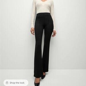 Veronica Beard Black Orion Flare Pants